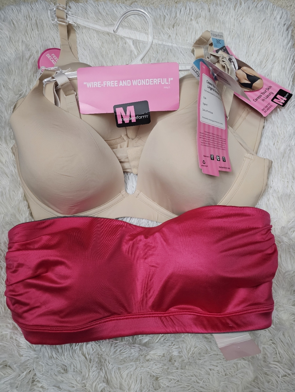 Bra Bundle, 3, Wireless 36C
